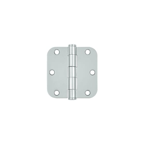 S35R5HD26 Heavy Duty 5/8 Radius Hinge Polished Chrome, 10PK